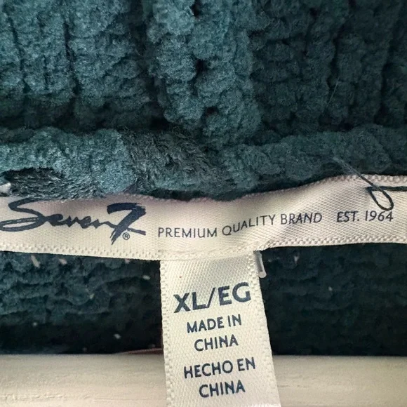 Seven7 Green Cowl Neck Sweater - Picture 4 of 5